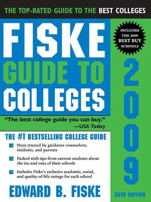 cover image of Fiske Guide to Colleges 2009